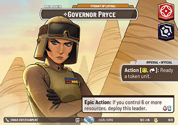 Governor Pryce, Tyrant of Lothal (V.2)
