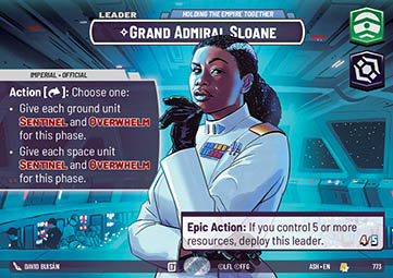 Grand Admiral Sloane, Holding the Empire Together (V.2)