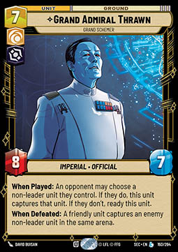 Grand Admiral Thrawn, Grand Schemer (V.1)