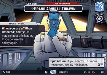 Grand Admiral Thrawn, ...How Unfortunate (V.2)