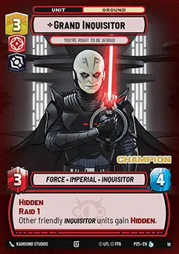 Grand Inquisitor, You're Right to Be Afraid (V.4)