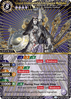 Grand Underworld Trio Queen Meduke (V.1 - X Rare)