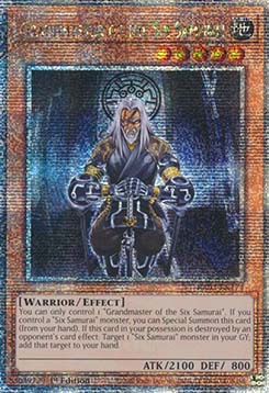 Grandmaster of the Six Samurai (V.2 - Quarter Century Secret Rare)