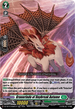 Granorindo of Daybreak Autumn [D-Format] (V.2 - Trial Deck Rare)