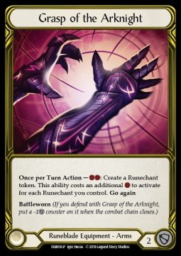 Grasp of the Arknight (Cold Foil Golden)