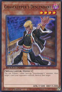 Gravekeeper's Descendant (V.2 - Secret Rare)