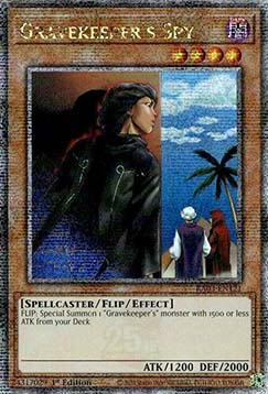 Gravekeeper's Spy (V.2 - Quarter Century Secret Rare)
