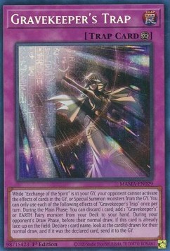 Gravekeeper's Trap (V.3 - Secret Parallel Rare)
