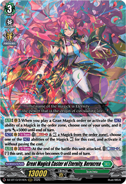 Great Magick Caster of Eternity, Berucrea [D-Format] (V.1 - Triple Rare)