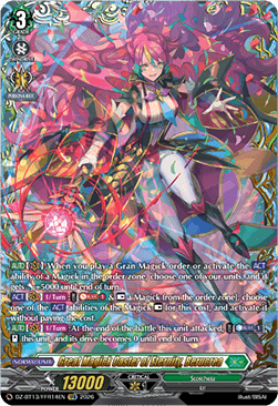 Great Magick Caster of Eternity, Berucrea [D-Format] (V.3 - Double Frame Rare)