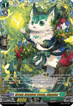 Green Jeweled Beast, Elmedar [D-Format] (V.2 - Double Frame Rare)