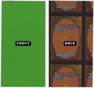 Green Long Strip Filler Card