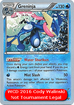 Greninja  (WCD16 XY 41)