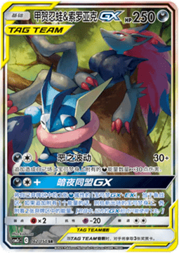 Greninja & Zoroark GX  (CSM2cC 162)