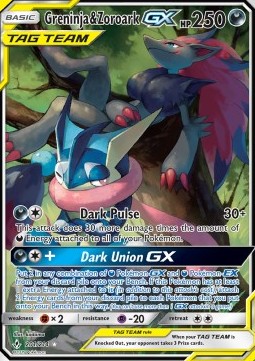 Greninja & Zoroark GX  (UNB 201)