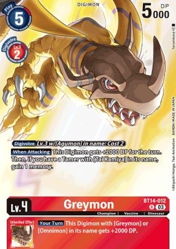 Greymon (BT14-012)