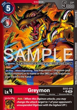 Greymon (EX12-010) (V.2)