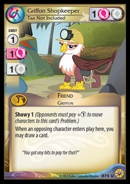 Griffon Shopkeeper *Tax Not Included*