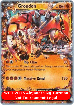 Groudon EX  (WCD15 PRC 85)