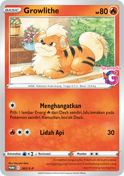Growlithe  (S-P/ID 262)