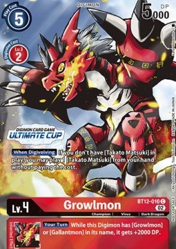 Growlmon (BT12-010)