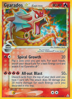 Gyarados Gold Star δ Delta Species  (HP 102)