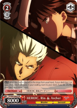 HEROIC, Rin & Archer (V.2 - Super Rare)