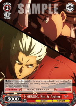 HEROIC, Rin & Archer (V.1 - Rare)