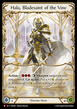 Hala, Bladesaint of the Vow (Rainbow Foil)