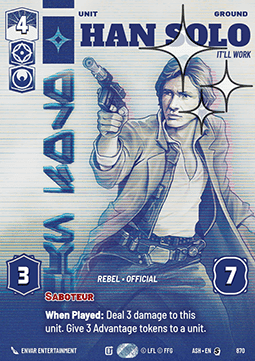 Han Solo, It'll Work (V.4)