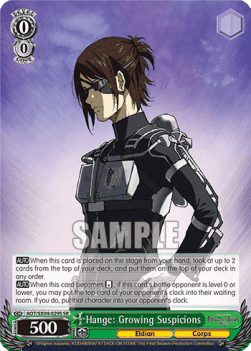 Hange: Growing Suspicions (V.2 - Super Rare)