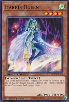 Harpie Queen (V.2 - Secret Rare)