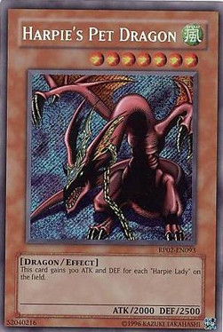 Harpie's Pet Dragon (V.1 - Secret Rare)