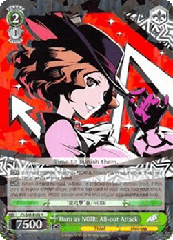Haru as NOIR: All-out Attack (V.1 - Rare)