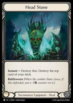 Head Stone (Cold Foil)