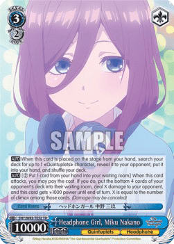 Headphone Girl, Miku Nakano (V.1 - Trial Deck)