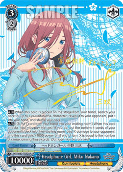 Headphone Girl, Miku Nakano (V.2 - Special Rare)
