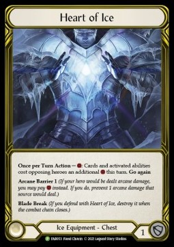 Heart of Ice (Cold Foil Golden)