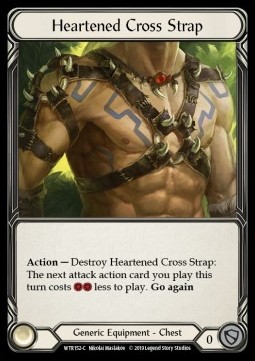 Heartened Cross Strap (Cold Foil)