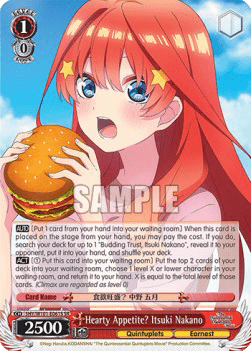 Hearty Appetite? Itsuki Nakano (V.2 - Super Rare)
