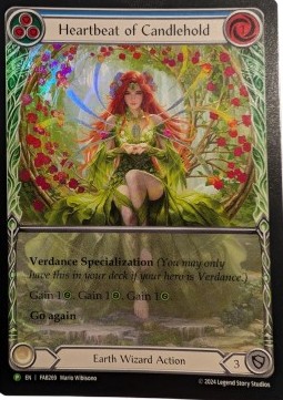 Heatbeat of Candlehold (Extended Art Rainbow Foil)