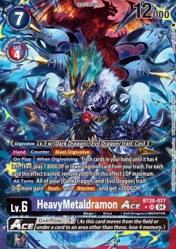 HeavyMetaldramon Ace (BT20-077) (V.2)