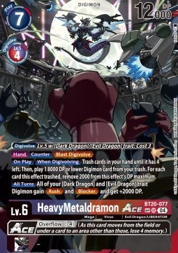 HeavyMetaldramon Ace (BT20-077) (V.3)