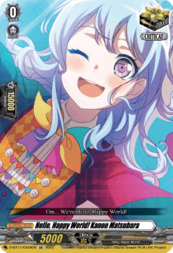 Hello, Happy World! Kanon Matsubara [D-Format] (V.1 - Feature Rare)