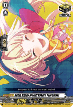 Hello, Happy World! Kokoro Tsurumaki [D-Format] (V.1 - Feature Rare)