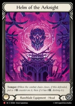 Helm of the Arknight (Extended Art Cold Foil)