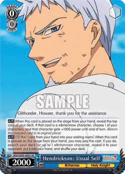 Hendrickson: Usual Self (V.2 - Super Rare)