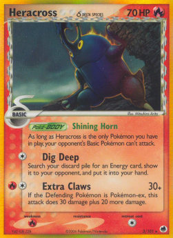 Heracross δ Delta Species  (DF 3)