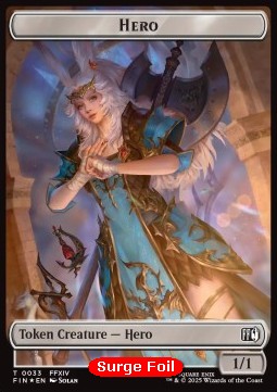 Hero Token (W 1/1) // Human Soldier Token (W 1/1) (V.4)