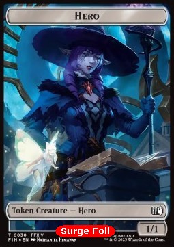 Hero Token (W 1/1) // Wizard Token (B 0/1) (V.3)